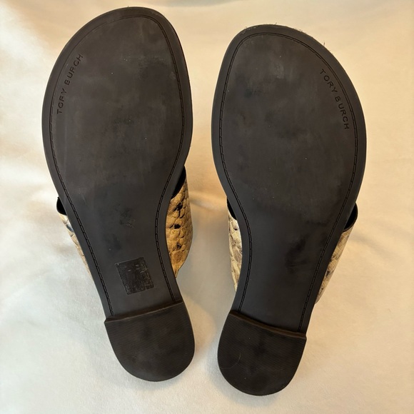 🌾SALE🌾Tory Burch snakeskin sandals - Picture 3 of 5